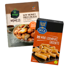 Alle Bibigo, Orienbites of Duca snacks